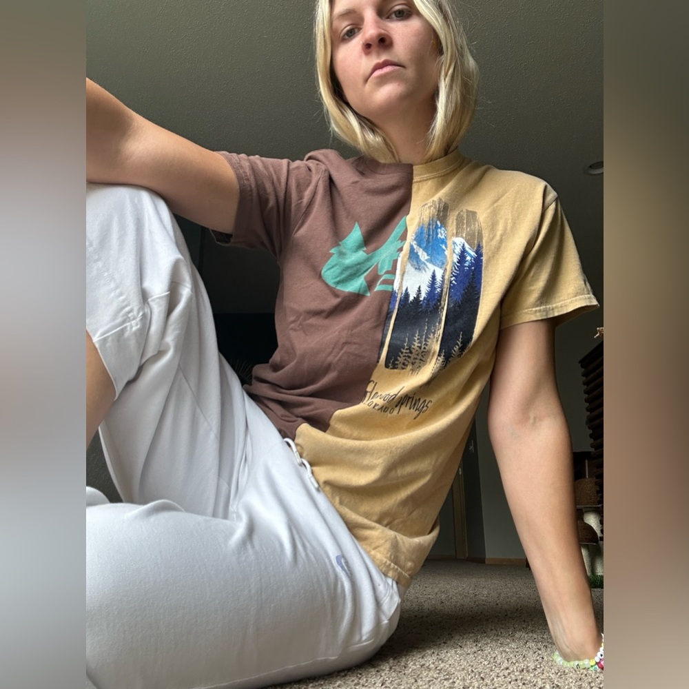 Homemade yin yang t shirt